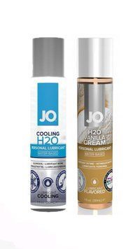 Набор лубрикантов System JO H2O COOLING (30 мл) + System JO Vanilla Cream (30 мл) LB77 фото
