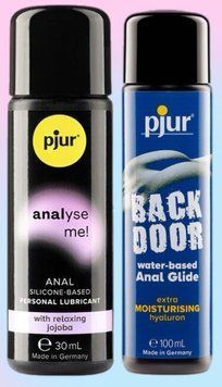 Набор лубрикантов pjur analyse me! Relaxing jojoba silicone 30 мл + pjur backdoor Comfort water glide 100 мл LB553 фото