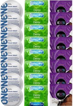 Набір 24 шт ONE Classic Select + Delay Infinity + EXS Chocolate SOS7432 фото