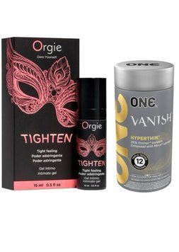 Гель для звуження Orgie&ndash; Tighten (15 мл)+ Набір 12 шт ONE Vanish ультратонкі SOS6733 фото