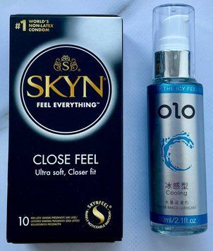Набір SKYN Close Feel 10 шт - Лубрикант охолоджуючий OLO 60 мл SOS3277 фото