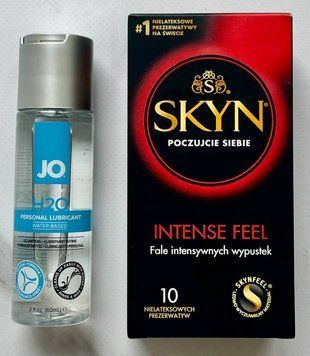 Комплект Skyn Intense Feel 10 шт + Лубрикант  System JO H2O ORIGINAL (60 мл) SOS2999 фото