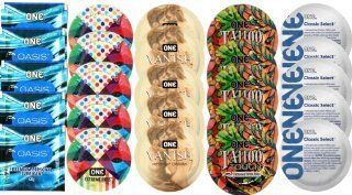 Набор из 25 шт One Oasis Premium + ONE Ribs + ONE Vanish + ONETattoo + ONE Classic SOS8438 фото