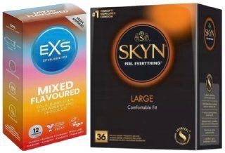 Набір з SKYN Large, 36 шт + EXS Mixed Flavoured 12 шт. SOS7911 фото