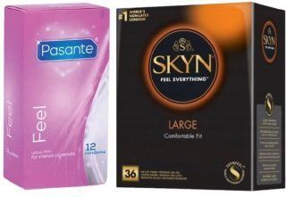 Набір з SKYN Large, 36 шт + Pasante Sensitive Feel (12 шт) SOS8060 фото