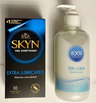 Набір Skyn Exstra Lube 10 штук + Лубрикант EXS Aloe vera silk lube 250 мл SOS1617 фото