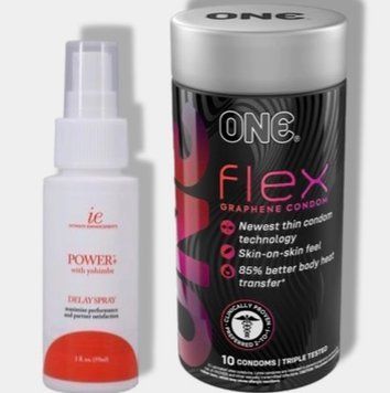 ONE Flex Graphene, 10 шт - Пролонгатор Doc Johnson Power Delay Spray (59 мл) SOS6057 фото