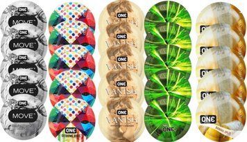 Набір з 25 шт One Move + ONE Ribs + ONE Vanish + ONE Glowing + ONE Banana SOS8388 фото