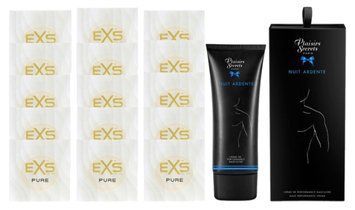 Комплект EXS Pure15 шт + Plaisirs Secrets Nuit Ardente (60 мл) SOS14860 фото