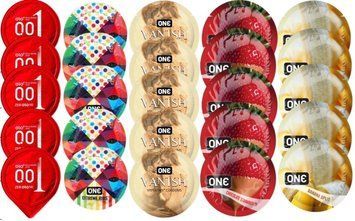 Набір з 25 шт OLORed0.01 + ONERibs + ONE Vanish + ONE Chocolate Strawberry + ONEBanana SOS8742 фото