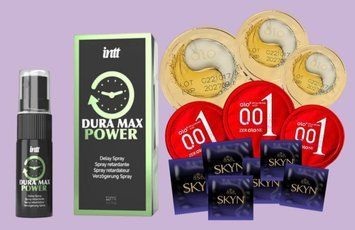 Комплект 15 шт OLO, SKYN + Пролонгатор Intt Dura Max Power (12 мл) SOS4257 фото