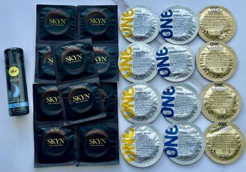 Набор из 22 штук One, Skyn ​​+ лубрикант pjur Aqua (30 мл) SOS4019 фото
