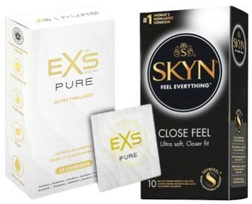 Набор з SKYN Close Feel 10 шт + EXS Pure 12 шт SOS7861 фото
