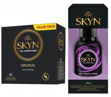 Набір: SKYN ORIGINAL 40 шт. + Лубрикант Skyn All Night Long 80 мл SOS11782 фото