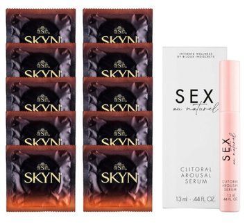 Комплект Skyn Warming 10 шт + Bijoux Indiscrets Sex au Naturel Clitorale Arousal Serum 5 мл SOS14202 фото