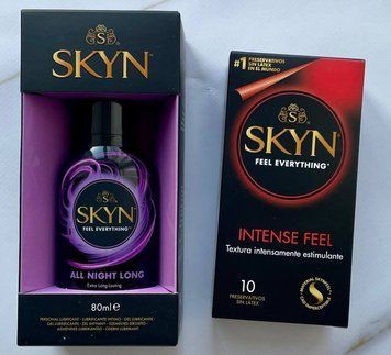 Набор SKYN Intense Feel 10 шт. + Лубрикант Skyn ​​All Night Long 80 мл на силиконовой основе. SOS1223 фото