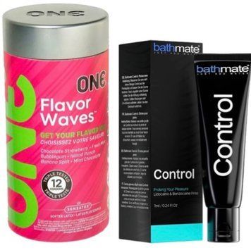 Набор из 12 шт ONE Flavor Waves + Пролонгатор Bathmate Control (7 мл) SOS9323 фото