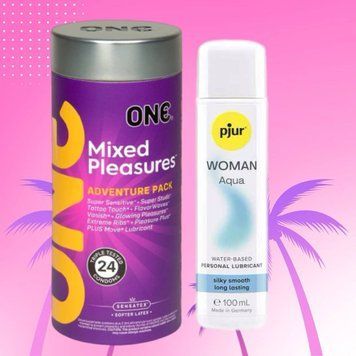 Набор ONE Mixed Pleasures 24 шт + pjur Woman Aqua 100 мл SOS4407 фото