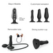 Надувной фаллоимитатор Strap-On-Me INFLATABLE DILDO PLUG - NOIR, шарик внутри, диаметр до 6 см SO7383 фото 2