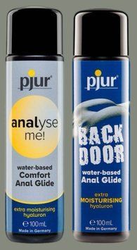 Набор лубрикантов pjur analyse me! Comfort water glide 100 мл + pjur backdoor Comfort water glide 100 мл LB920 фото
