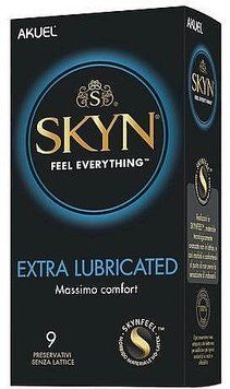 SKYN Extra Lube 9 шт &mdash; подвійний лубрикант, без латексу SK154 фото