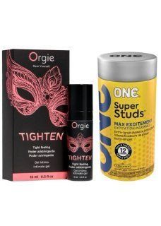 Гель для звуження Orgie&ndash; Tighten (15 мл)+ Набір 12 шт ONE Super Studs SOS6734 фото