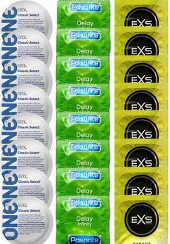 Набір 24 шт ONE Classic Select + Delay Infinity + EXS Banana SOS7433 фото