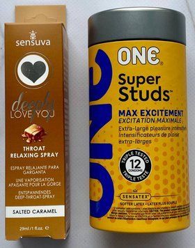 Комплект ONE Super Studs 12 шт + Спрей Sensuva Deeply Love You Salted Caramel 29 мл SOS3578 фото