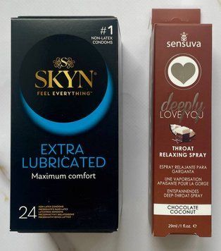 Комплект Skyn Extra Lube 24 шт - Спрей Sensuva Deeply Love You Chocolate Coconut (29 мл) SOS2856 фото
