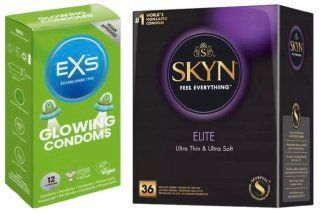 Набор с SKYN Elite (36 шт) + EXS Glowing 12 штук SOS8011 фото