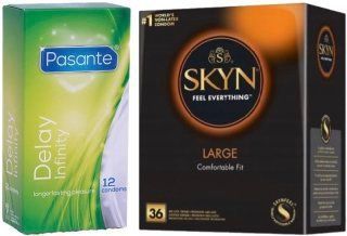 Набір з SKYN Large, 36 шт + Pasante Infinity Delay 12 шт SOS8061 фото