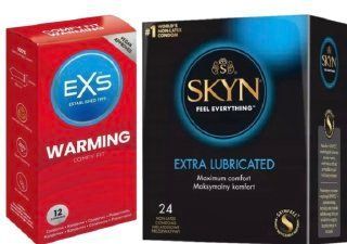Набор с SKYN Extra Lube 24 шт + EXS Warming, 12 шт SOS7961 фото
