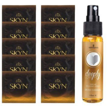 Комплект SKYN Passion Daiquiri 10 шт + Sensuva Deeply Love You Salted Caramel (29 мл)  SOS13636 фото