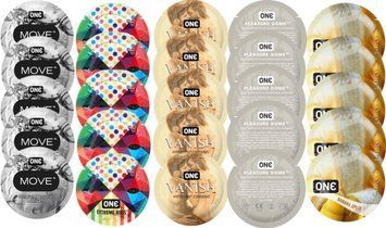 Набір з 25 шт One Move + ONE Ribs + ONE Vanish + ONE Dome + ONE Banana SOS8389 фото