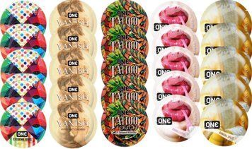 Набор с 25 шт One Extreme ribs + ONE 𝐕𝐀𝐍𝐈𝐒𝐇 + ONE Tattoo Touch + 𝐎𝐍𝐄 Bubblegum  + ONE Banana Split SOS8238 фото