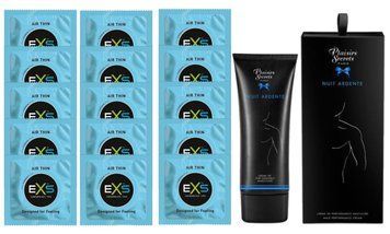 Комплект EXS Air Thin 15 шт + Plaisirs Secrets Nuit Ardente SOS14767 фото