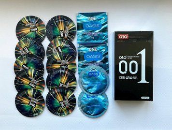 Набір з 24 шт : OLO Black 0,01 10 шт , One : ONE Vanish 10 шт , Oasis Premium , Oasis Silk SOS1014 фото