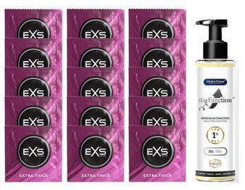 Комплект EXS Extra Thick 15 шт + Big Erection Medica Group 150 ml SOS14734 фото