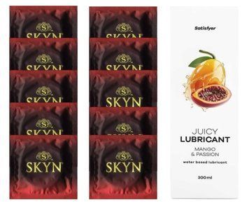 Комплект SKYN Intense Feel 10 шт. + Лубрикант Satisfyer Juicy Lubricant Mango & Passion 300 мл SOS12584 фото