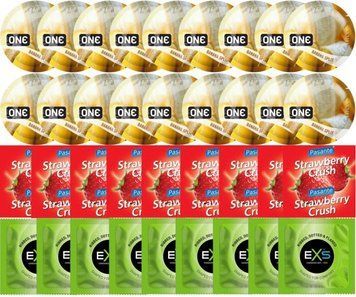 Набор 36 шт ONE Banana Split + Pasante Strawberry Crush + EXS EXTREME 3 в 1 SOS7743 фото