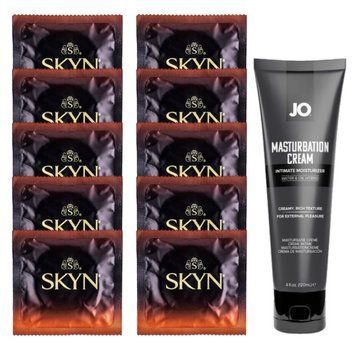 Комплект Skyn Warming 10 шт + JO Masturbation Cream (120 мл)  SOS14454 фото