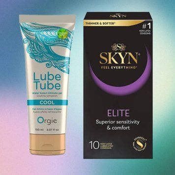 Набір Skyn Elite 10 шт + Лубрикант LUBE TUBE COOL, 150 мл ORGIE SOS4358 фото