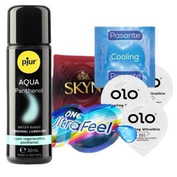 Набор из 24 штук One-Skyn-Olo-Pasante + лубрикант pjur Aqua (30 мл) SOS4108 фото