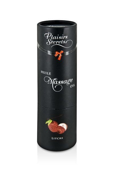 Масажна олія Plaisirs Secrets Litchi з афродизіаками, їстівна (59 мл) SO1835 фото
