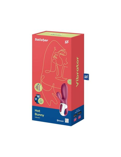 Смарт вібратор кролик із підігрівом Satisfyer Hot Bunny SO6086 фото