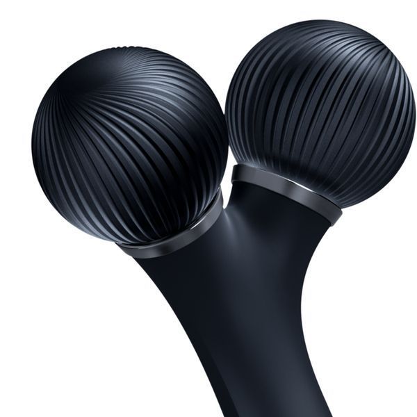 Электронный ультразвуковой ролик для лица GESKE Sonic Facial Roller 4в1 black HB0179 фото