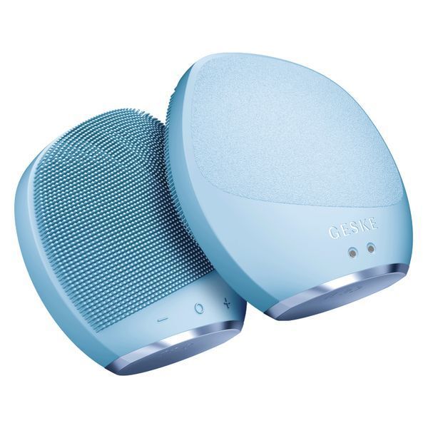 Ультразвуковая щетка для тела и интенсивный пилинг GESKE Sonic Body Brush&Intensive Exfoliator 7в1 aquamarine HB0351 фото