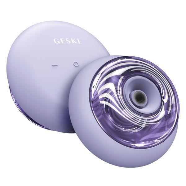 Массажер для лица и тела GESKE Sonic Cool&Warm Face and Body Massager 9в1 фиолетовый HB0281 фото
