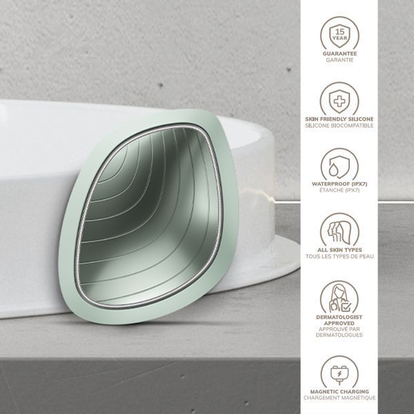 Ультразвукова маска тепло та холод GESKE Sonic Warm&Cool Mask 9в1 green HB0107 фото