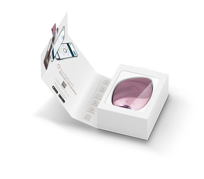 Электронная ультразвуковая щетка для лица GESKE Sonic Facial Brush 5в1 pink HB0071 фото